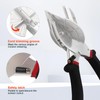 Miter Shears,Angle Mitre Shear Cutter with 20 Replacement Blades and