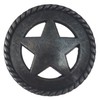 Set of 6 Rustic Rope Lone Star Drawer Pulls Cabinet Knobs Western Southwest Decor Texas (Oil Rubbed Brass)