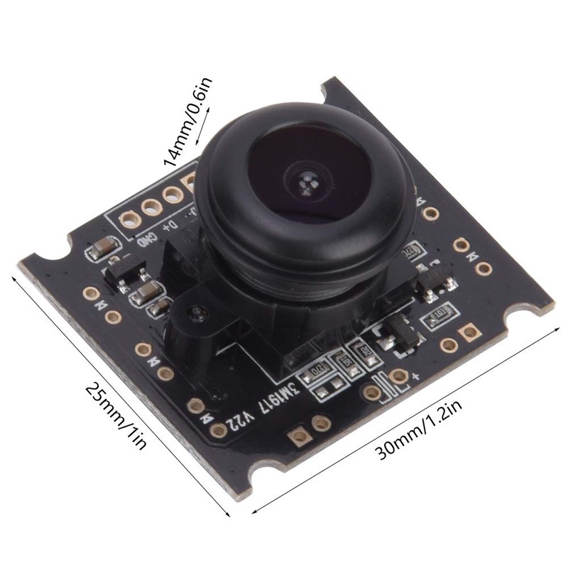 Megapixel Super Mini 3000000Pixels USB Camera Module with 110degree Lens
