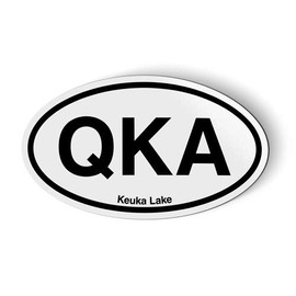 Stickers and Tees QKA Keuka Lake Oval - Car Magnet - 5"