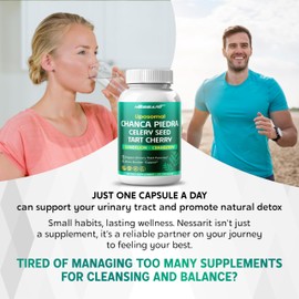 NESSARIT Chanca Piedra, Celery Seed, Tart Cherry, Dandelion & Cranberry – Support Urinary Tract & Antioxidant Health – 150 Capsules