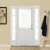 Aquazolax Transparent Sheer Door Window Curtain for Small Door Windows