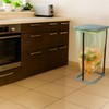com-four® Bin Bag Stand with Lid - Ideal for Home,