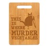 Bamboo Wood Cutting Board This Is Where I Murder Vegetables