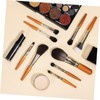 OHPHCALL 9pcs Travel Makeup Brush Holder Foundation Eye Blush Brushes