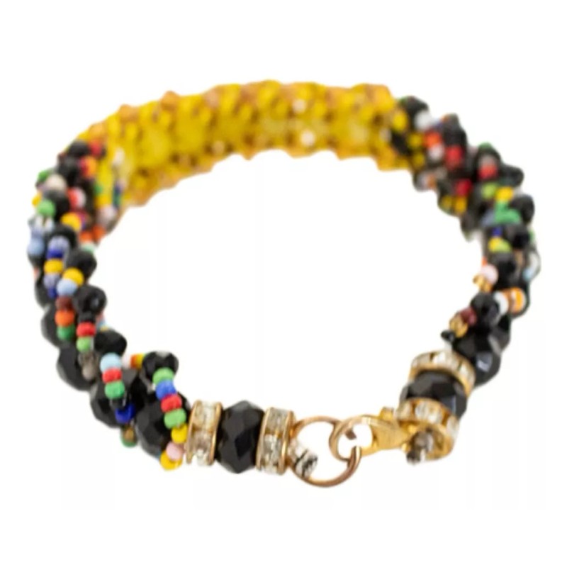 Ilde (pulsera) Tapete Mama Sholan(oshun/amarillo/multicolor)