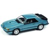 Johnny Lightning 1986 Ford Mustang SVO Light Regatta Blue Metallic