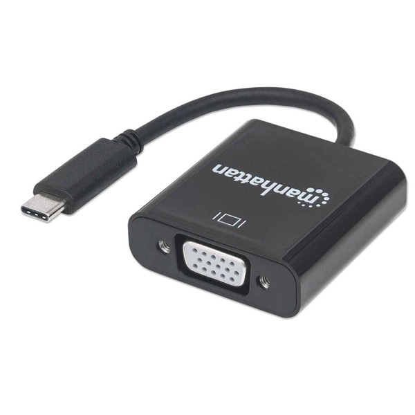 Intellinet 151771 MANHATTAN SuperSpeed+ USB-C 3.1 Male to VGA-Female Converter