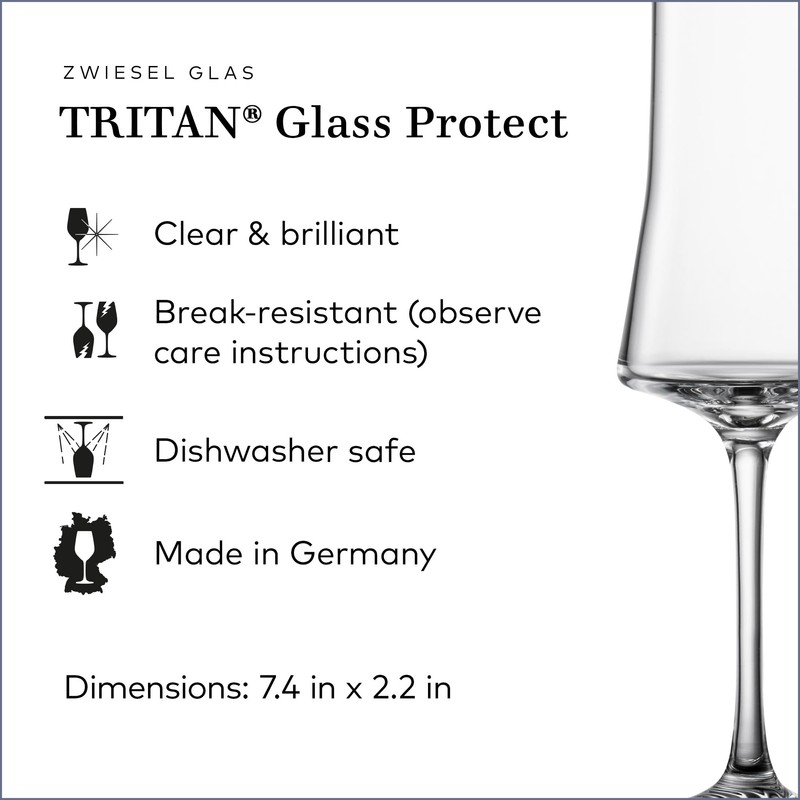 ZWIESEL GLAS Echo Grappa Glass (Set of 4), Bar Glasses
