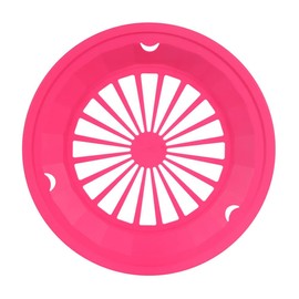 Cooking Concepts Sturdy Vented Paper Plate Holder - 4 Pack (Pink)