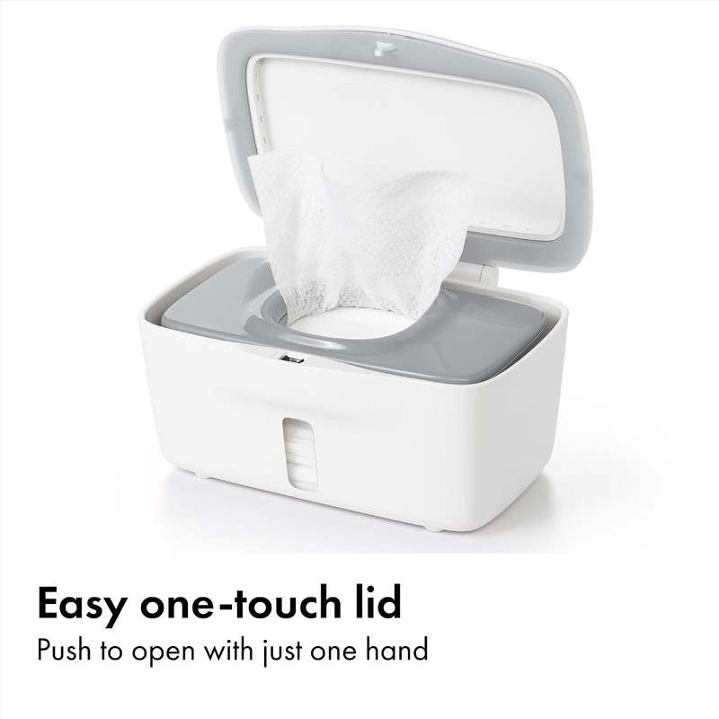 OXO Tot Perfect Pull, Dispensador para Toallitas Húmedas, Gris