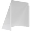 8" x 8" White Galvanized Steel Vent Cover - Duct