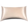 Side Sleeper Pillow Cases, Curved Pillow Satin Pillowcase with Full