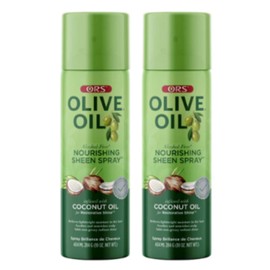 ORS Olive Oil Nourishing Sheen Spray Original Moisturizes Hair for Healthy Sheen 10 Ounce (2)