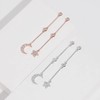 Meissa Moon Star Mismatch Dangle Earrings for Women Prom Jewellery