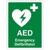 V Safety AED Emergency Defibrillator 200 x 300 mm -