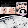 SAIPOM 100 Pieces Fake Toenails Full Cover False Toe Nail