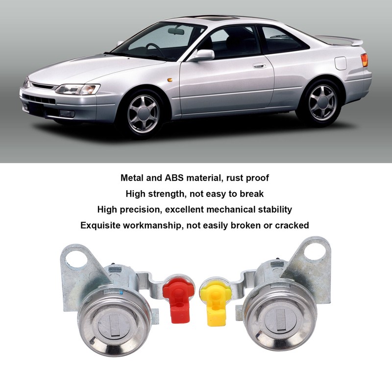 1 Pair Car Door Lock Cylinder with Keys 69052 12360