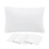 Aisbo Pillow Cases 4 Pack - White Standard 50x75 cm