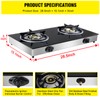 forimo Propane Gas Cooktop 2 Burners Gas Stove portable gas