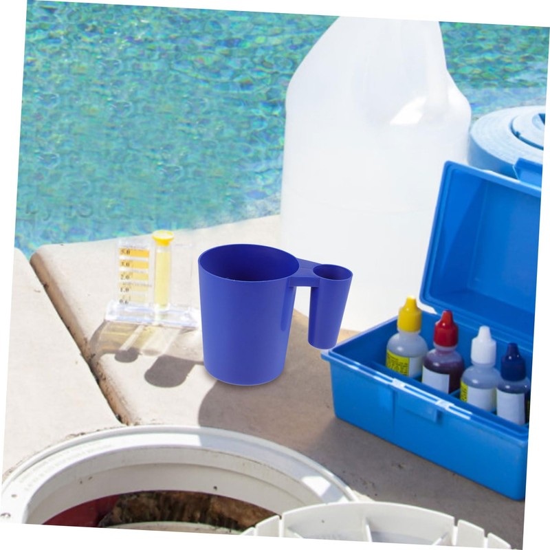 Abaodam Pool Durable Plastic Powder Scoop with Handle for Efficient
