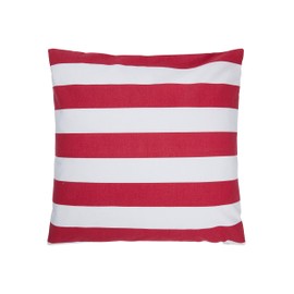 SCHIETWETTER Accessoire AHOI Cushion Cover 50 x 50 cm Decorative Cushion Cover Striped Anchor Maritime Red OS