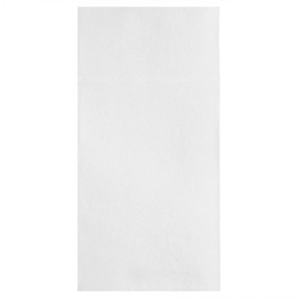 Restaurantware Luxenap 15.8 Inch Dinner Napkins 40 Linen Feel Disposable Napkins - Pre-Folded Built-In Pocket For Silverware White Paper Pocket Napkin Sleeves Absorbent
