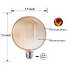 Sunaiony - Unique Decorative LED Bulbs 40W Equivalent, Dimmable E26
