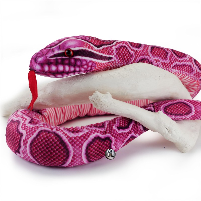 Pink Python Cuddly Toy Snake Python Plush Snake Plush Toy