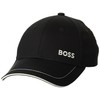 BOSS Men's Classic Baseball Cap, Black Coal, One Size