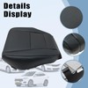 SecosAutoparts Driver Side Bottom Perforated Leather Replacement Seat Cover Black