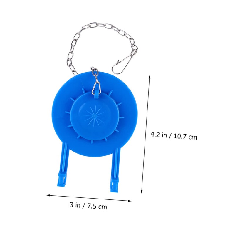Gadpiparty 2pcs Durable PVC Toilet Flapper for Bathroom Easy Installation