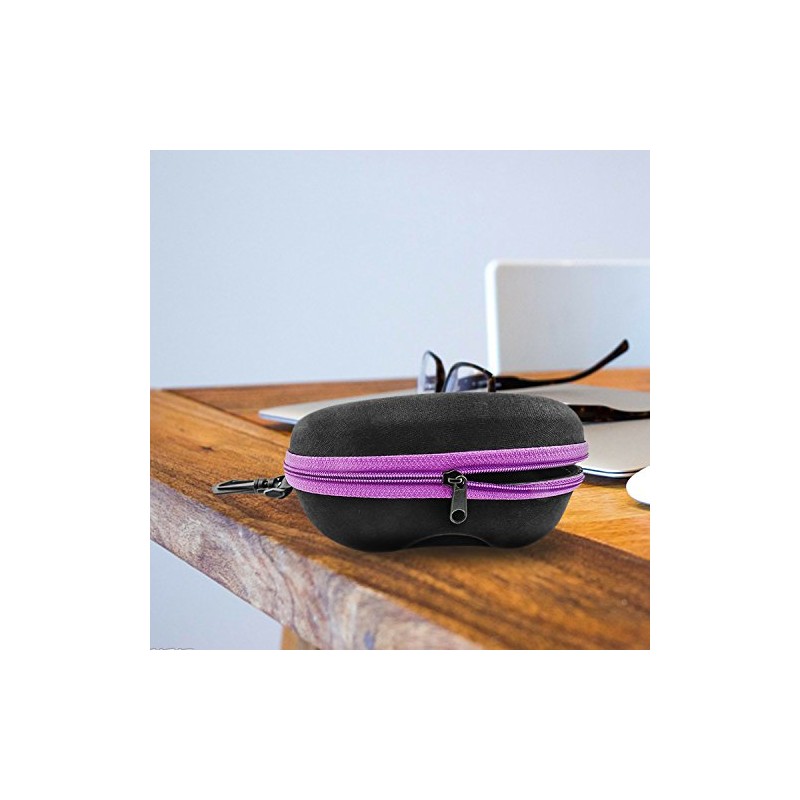 INNOLIFE Blue 2pcs, Zipper Shell Sunglasses Glasses Case with Plastic