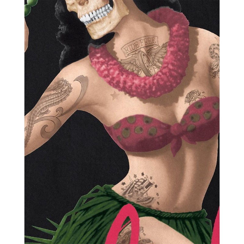 style3 Aloha from Hell Herren T-Shirt Tattoo Hawaii Surfer usa,