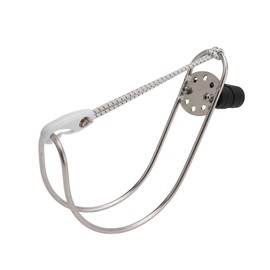 Horseshoe Bracket Life Buoy Ring Holder Lifebuoy Horseshoe Holder Any Angle Adjustment Facial Polishing Metallic Life Ring Holder for Boat