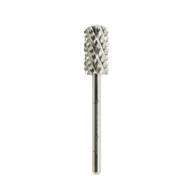 Spontaneous Beauty Premium Safety Nail Carbide Smooth Round Top 3/32" Shank (Silver - Large Barrel, Quad Coarse - 4XC)