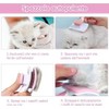 Vinabo Self-cleaning Pet Brush, Brush for Long and Short Hair,