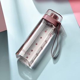 Catpaw Water Bottle, Water Bottle, 400/550/700ml, Wide Mouth Plastic Bottle, Ultra Lightweight, Cold Resistant, Heat-Resistant, Portable, Leakproof, BPA Free, Unisex, Adult, Kids, Clear Bottle, Sports