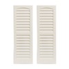 Shed Shutters Louvered 9" W x 27" H for Sheds,