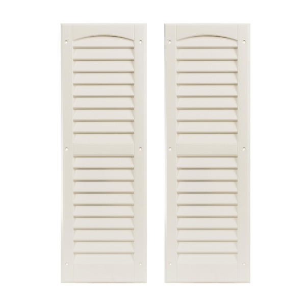 Shed Shutters Louvered 9" W x 27" H for Sheds,