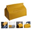 WOONEKY 1pc Delicate Vehicle-Mounted Tissue Box Multi-Purpose Towel Storage Case