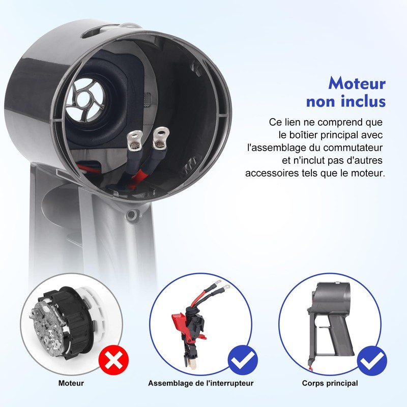 V8 Switch Mount Handle for Dyson V8 Animal Absolute Vacuum