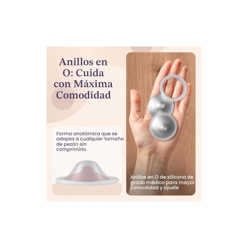 Copas de lactancia de plata: Protector de pezón de plata