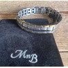 MnB Magnetic Bracelets Titanium Bracelet (Silver and Gold)