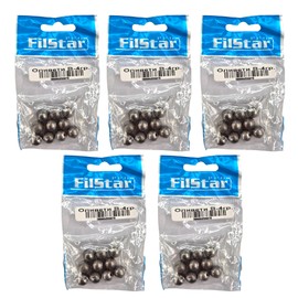 PRO FILSTAR Inline Fishing Lead Set 50 x 4 g - Lead Weights - Dropshot Lead - Fishing Lead Set - Lead Fishing - Fishing Weights - Fishing Drop Shot Lead - Fishing Accessories - Scrap Lead - Lead Shot