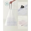 SONGMICS Trash Bags for 12-14.5 Gallon (45-55L) Trash Cans, 120