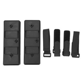 2pcs RC Car Battery Tray Plastic Battery Mounting Plate for Axial SCX10 1/10 RC Car Black