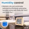 Shelly H&T Gen3 Mocha | Wi-Fi and Bluetooth Smart Temperature