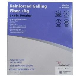 Cardinal Health 5pk IND Cardinal Health Reinforced Gelling Fiber Dressing, 6" x 6"