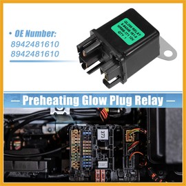 Partuto No.8942481610/8942481610 Preheating Glow Plug Relay for Yanmar 12V Replacement